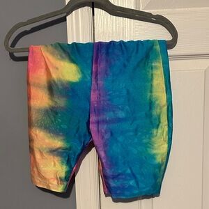 Colorful Tie-Dye Kids Shorts